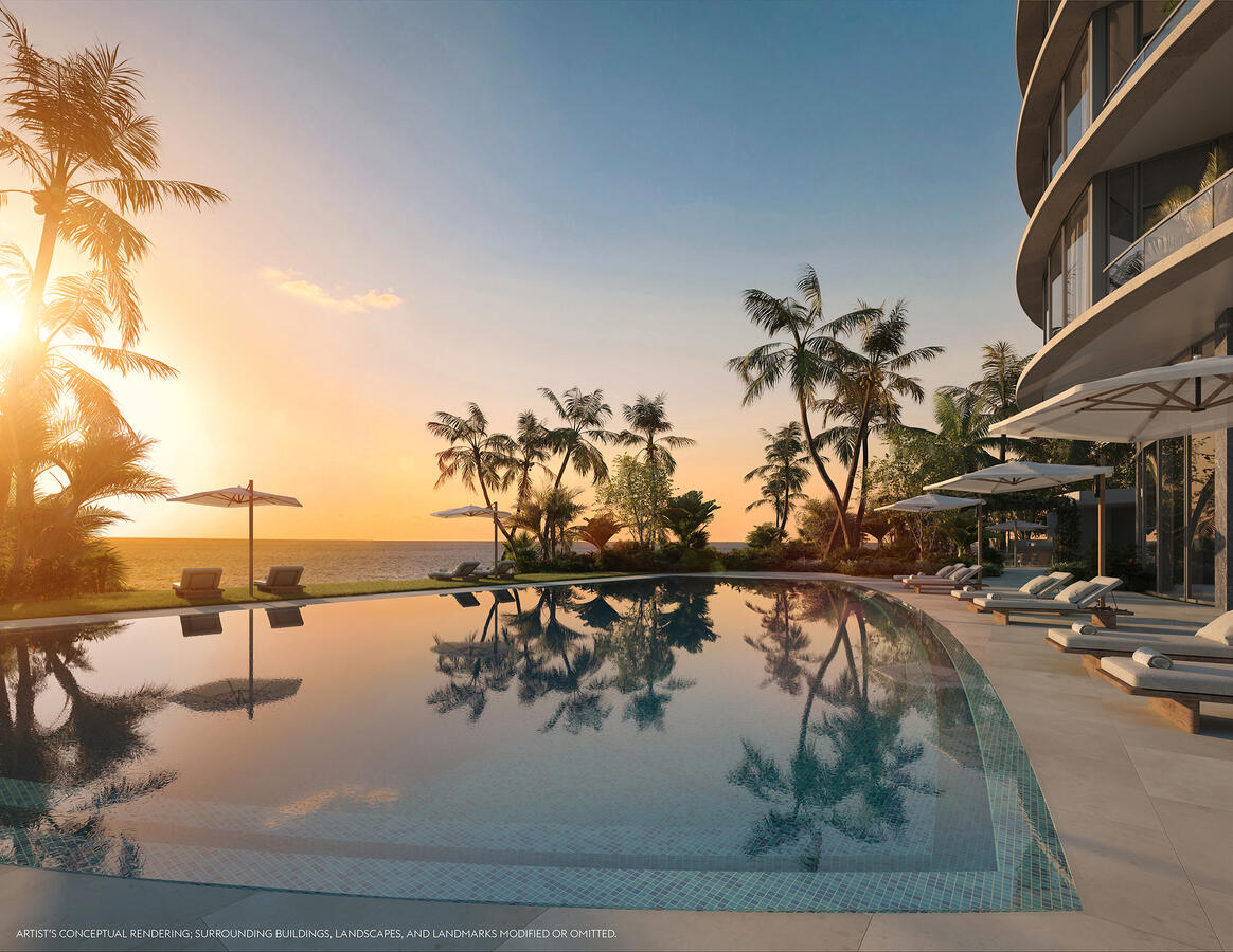Piscina frente al mar