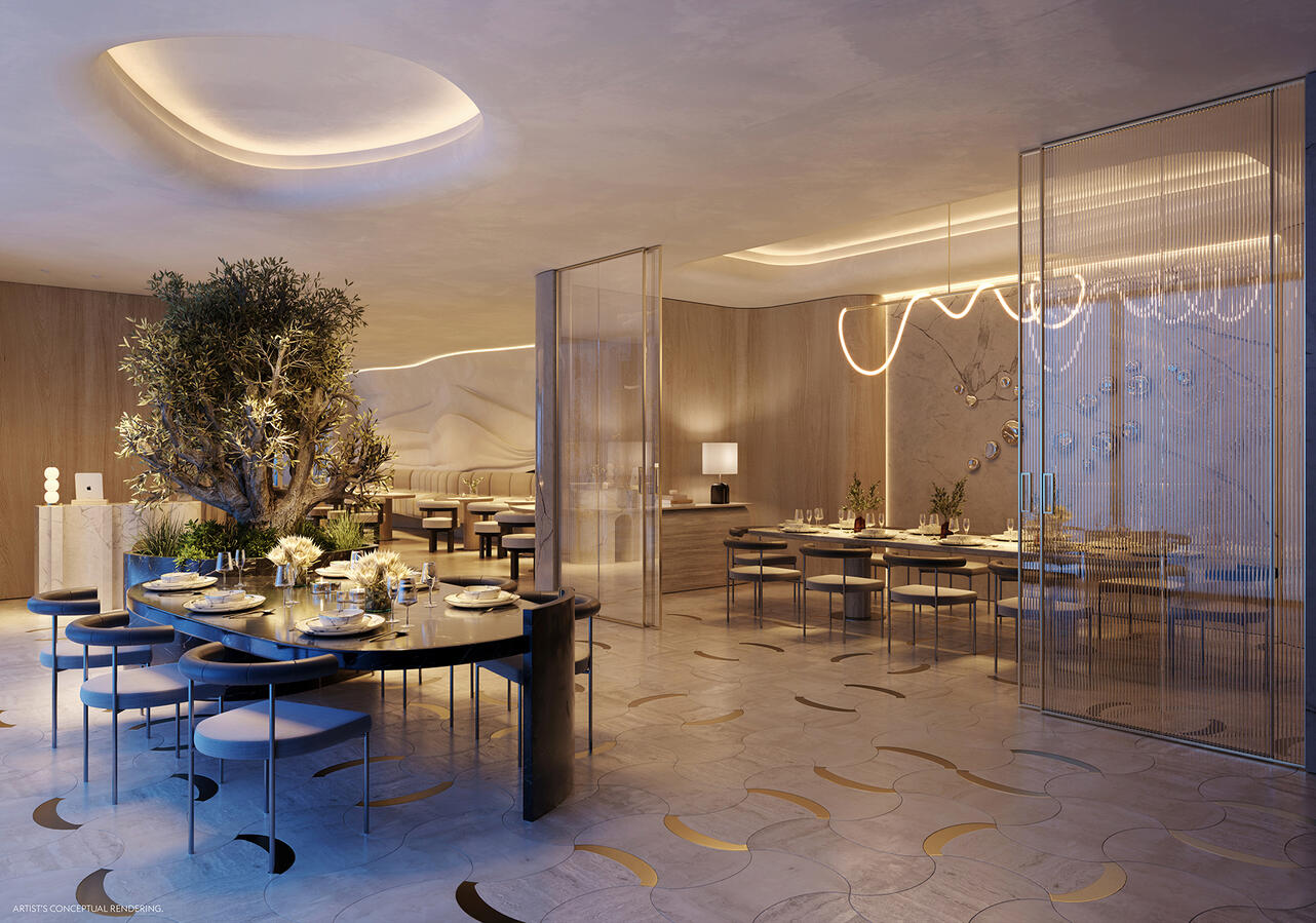 Restaurante en el primer nivel