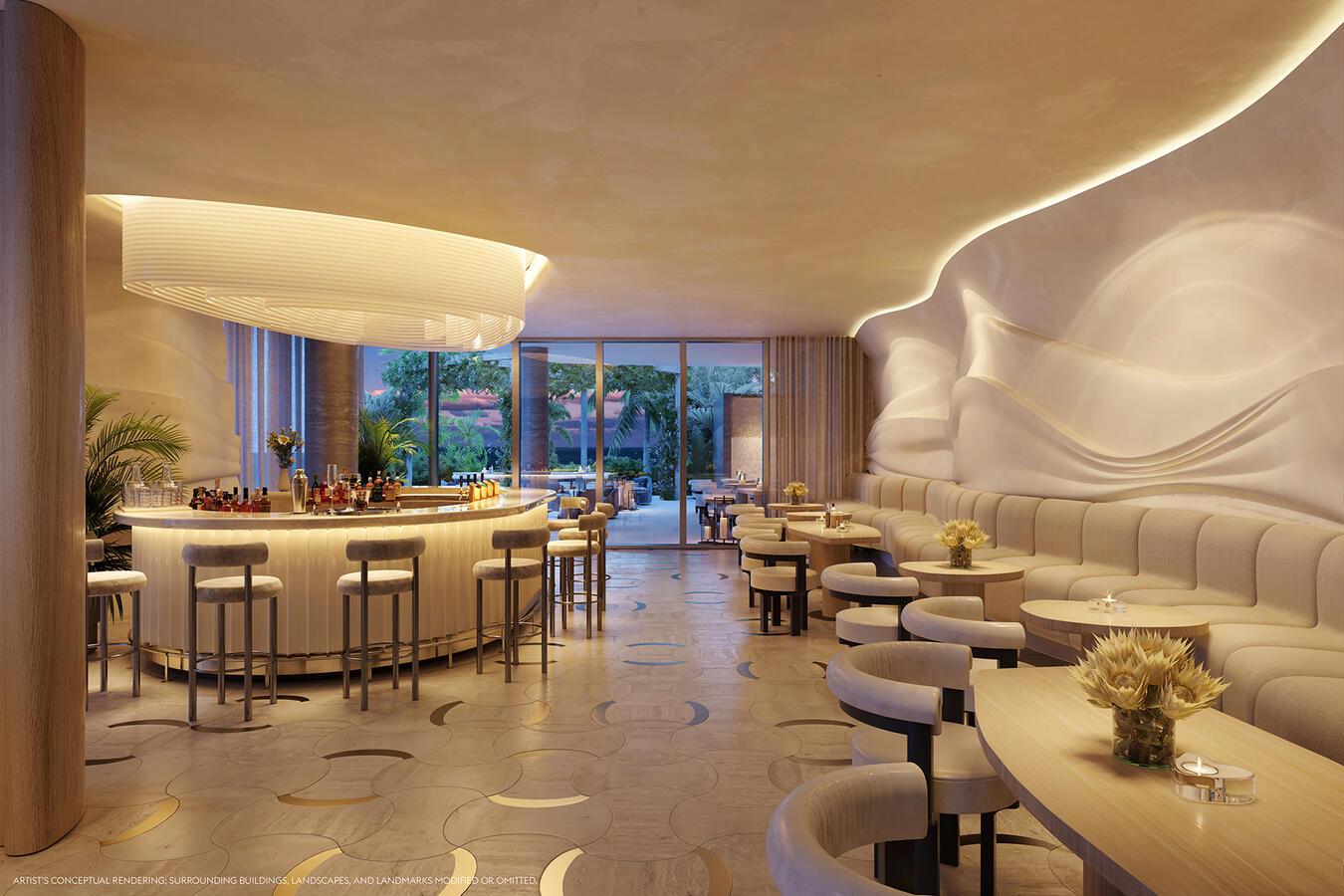 Bar en el primer nivel