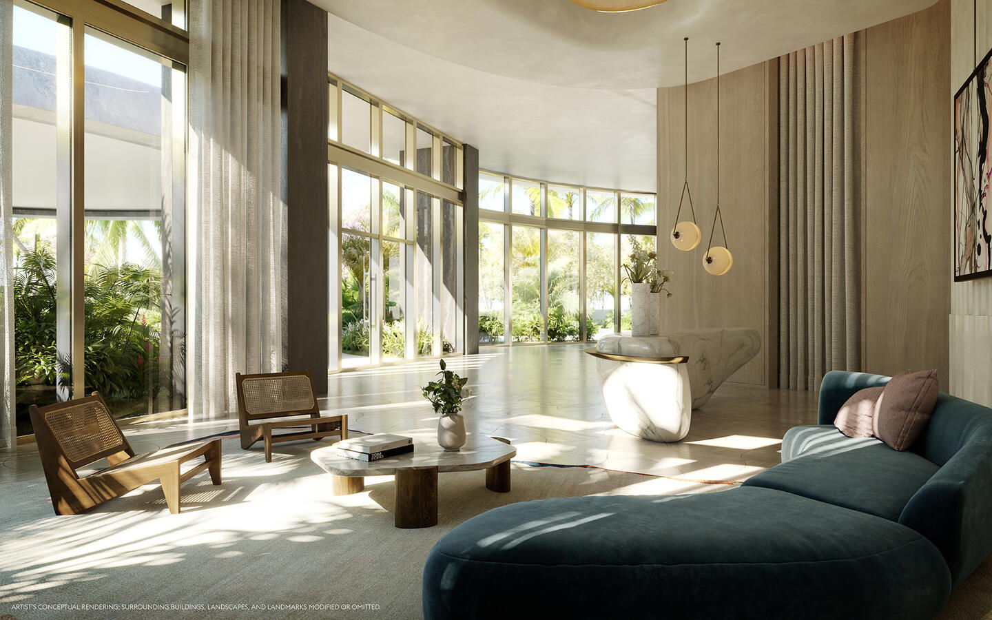 Vestíbulo con vistas